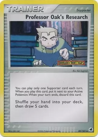 EX Dragon Frontiers - Professor Oak\'s Research Holo Logo