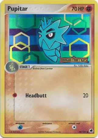 EX Dragon Frontiers - Pupitar Holo Logo