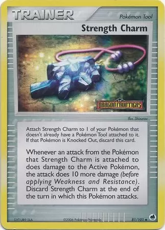 EX Dragon Frontiers - Strength Charm Holo Logo