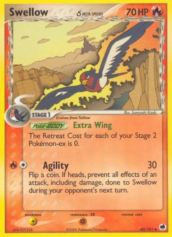 EX Dragon Frontiers - Swellow