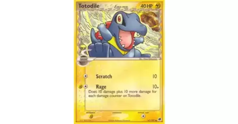 Totodile Ex Dragon Frontiers Pokemon Card 67 101