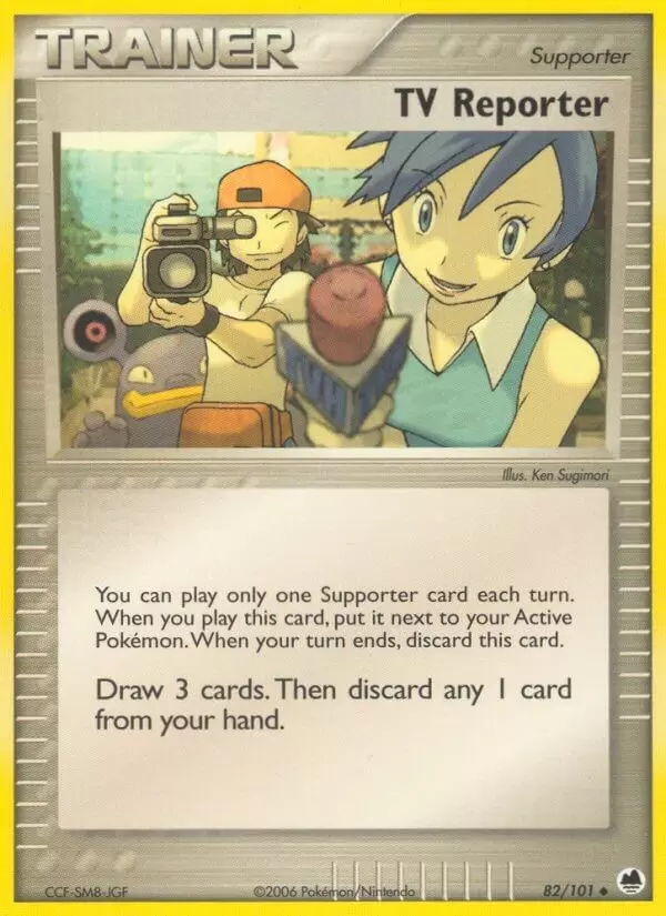 EX Dragon Frontiers - TV Reporter