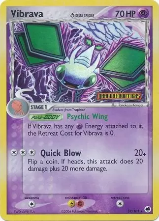 EX Dragon Frontiers - Vibrava Holo Logo