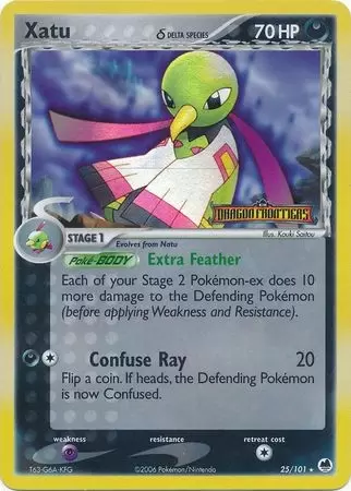 EX Dragon Frontiers - Xatu Holo Logo