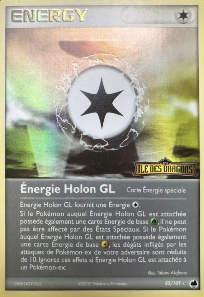 Iles des Dragons - Énergie Holon GL holographique Logo