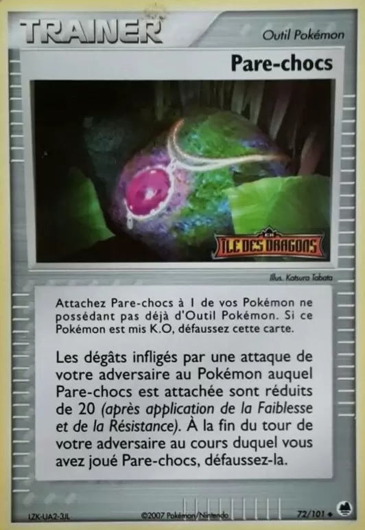 Iles des Dragons - Pare-chocs holographique Logo