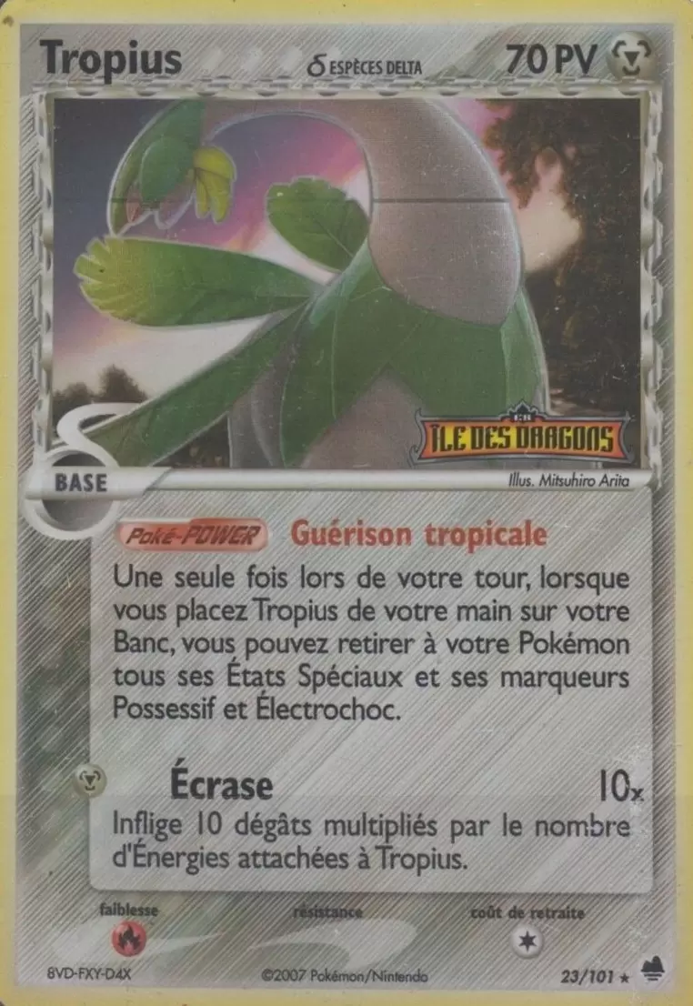 Iles des Dragons - Tropius holographique Logo