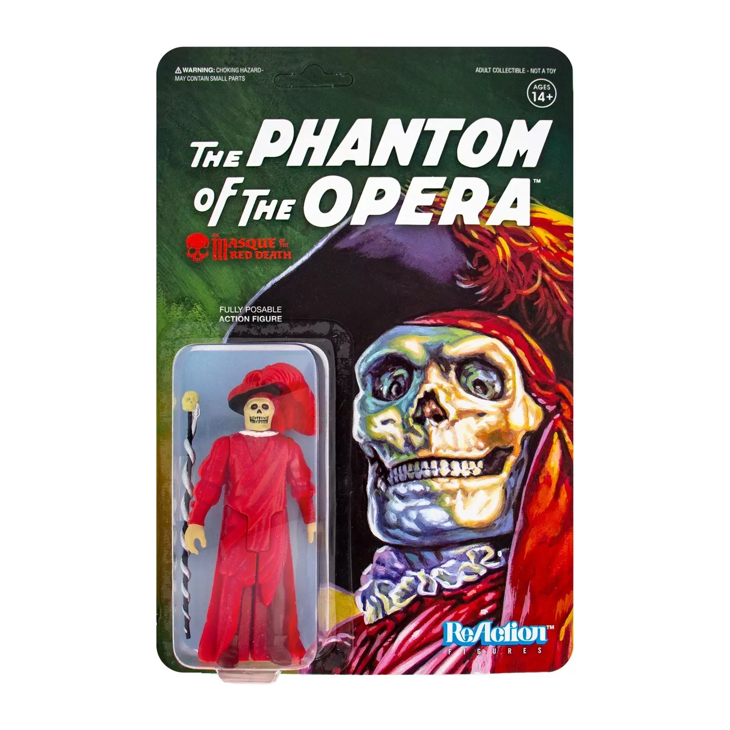 ReAction Figures - Universal Monsters - The Phantom of the Opera (Red Death)