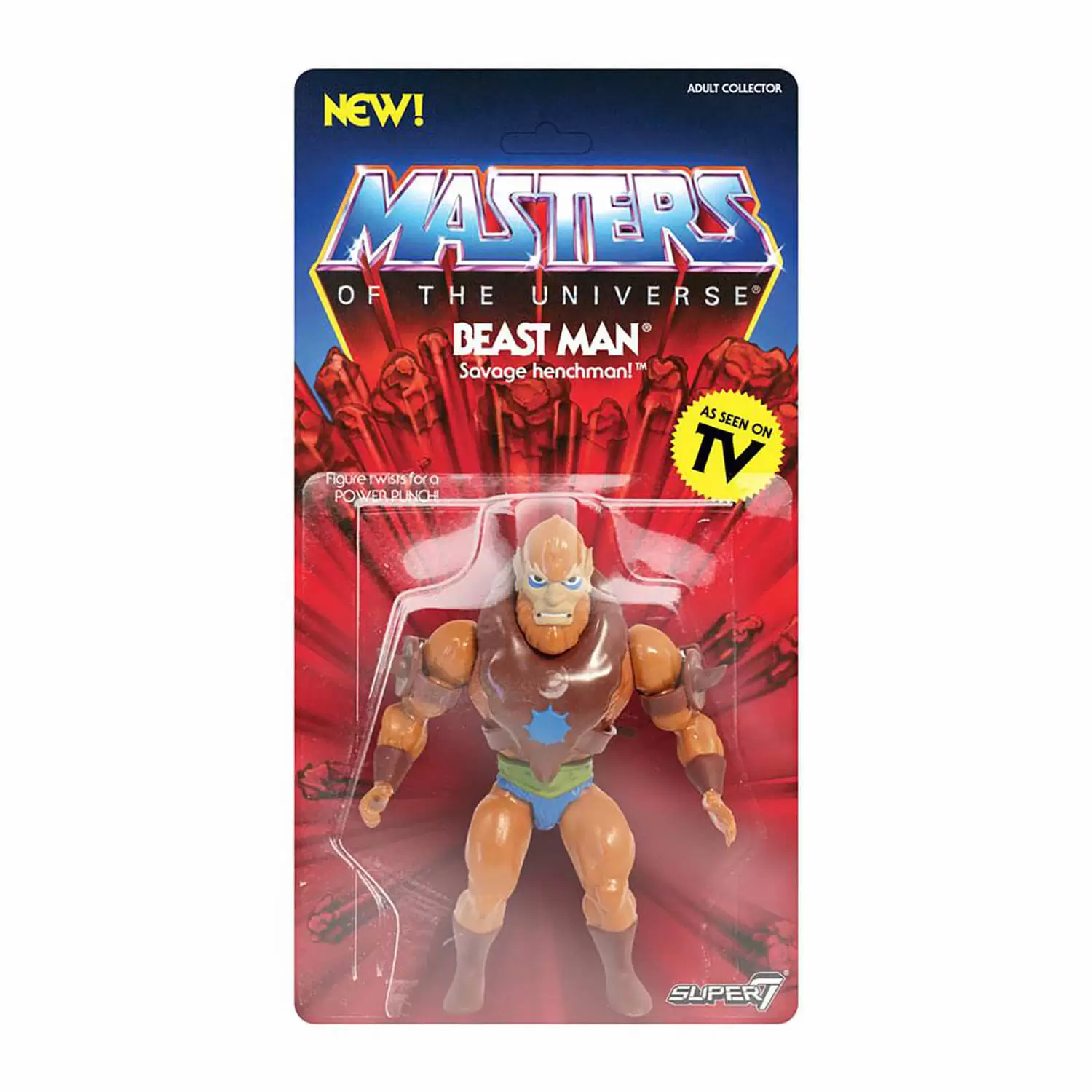 Super7 - Masters of the Universe - Power Punch - Beast Man