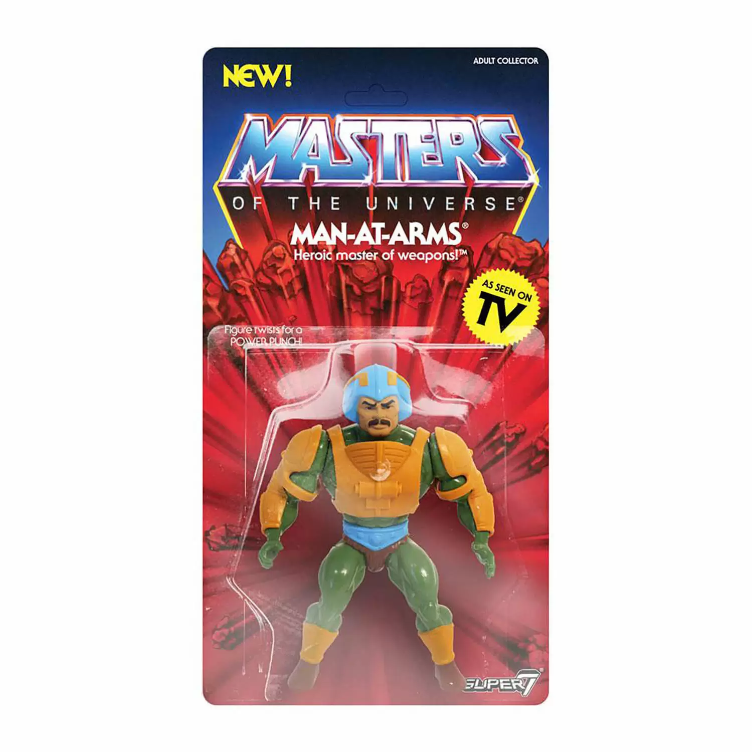 Super7 - Masters of the Universe - Power Punch - Man-At-Arms