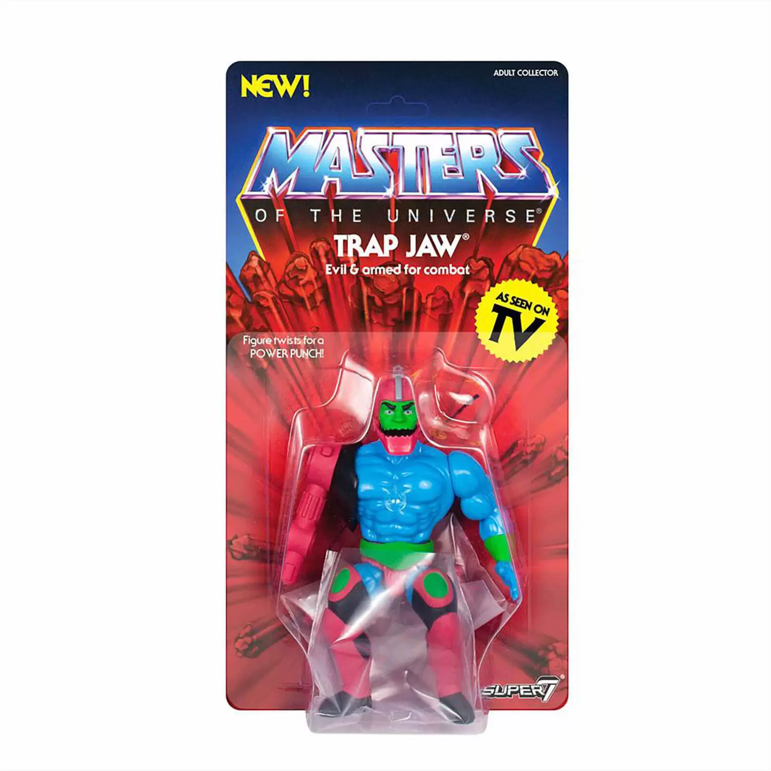 Super7 - Masters of the Universe - Power Punch - Trap Jaw