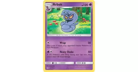 Pokemon 4X ARBOK 63/214 RARE NM CARD UNBROKEN BONDS