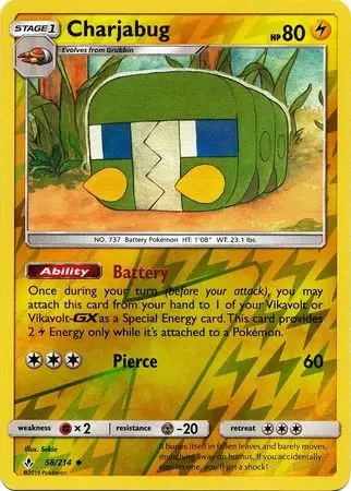 Unbroken Bonds - Charjabug Reverse