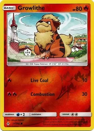 Unbroken Bonds - Growlithe Reverse