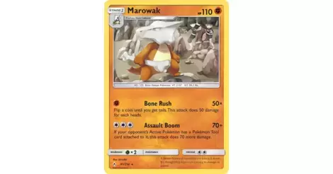SM UNBROKEN BONDS MAROWAK 91/214 RARE Pokemon