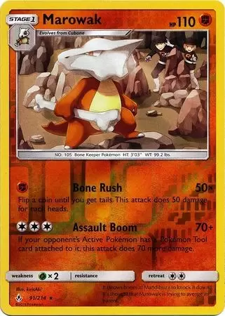 Unbroken Bonds - Marowak Reverse