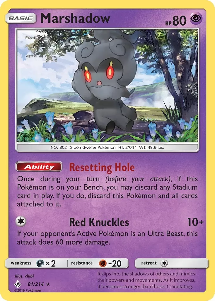 Unbroken Bonds - Marshadow Holo