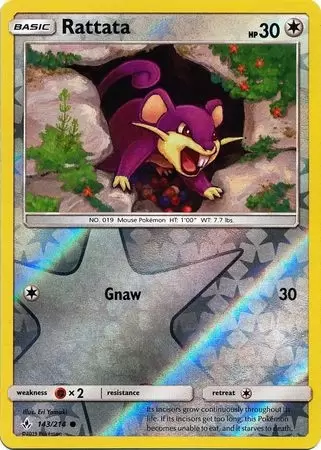 Unbroken Bonds - Rattata Reverse
