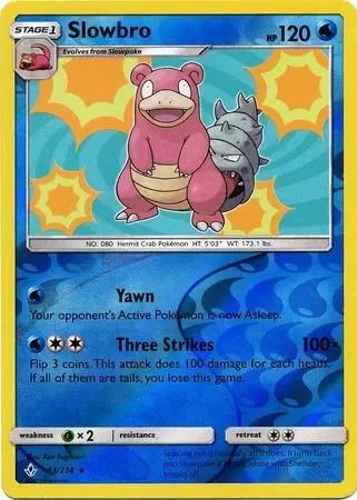 Unbroken Bonds - Slowbro Reverse