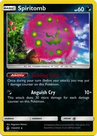 Unbroken Bonds - Spiritomb Reverse