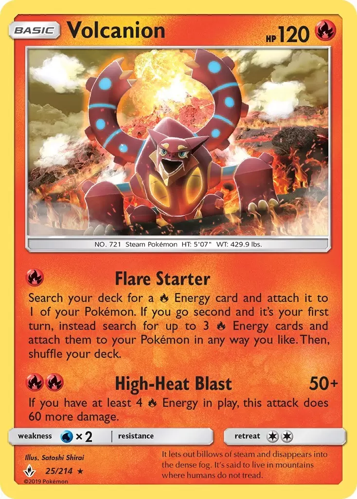Unbroken Bonds - Volcanion Holo
