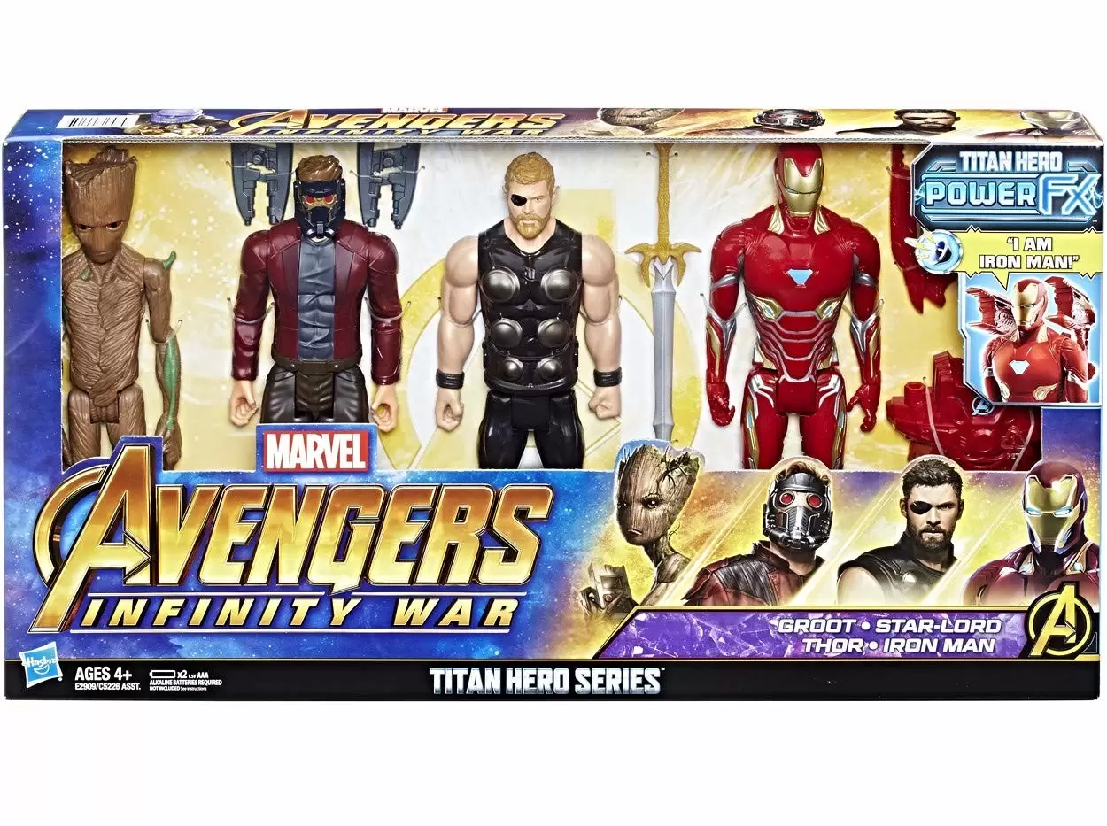 Avengers Marvel Infinity War Titan Hero Power FX Thor