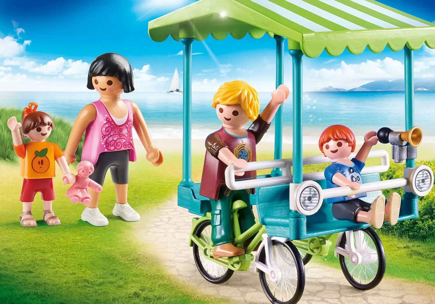 Playmobil en vacances - Sortie familiale en vélo