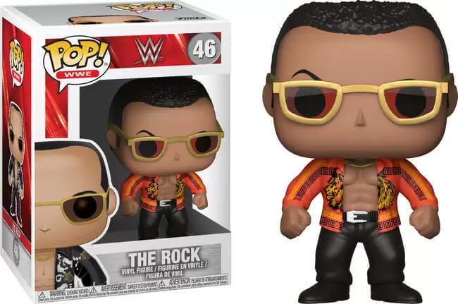 POP! Catcheurs WWE - WWE - The Rock Orange Jacket