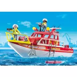 Fire Rescue Team Boat