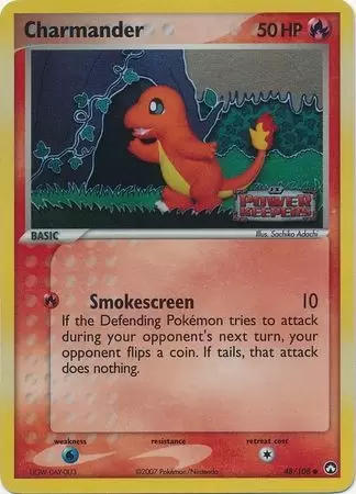 EX Power Keepers - Charmander Holo Logo