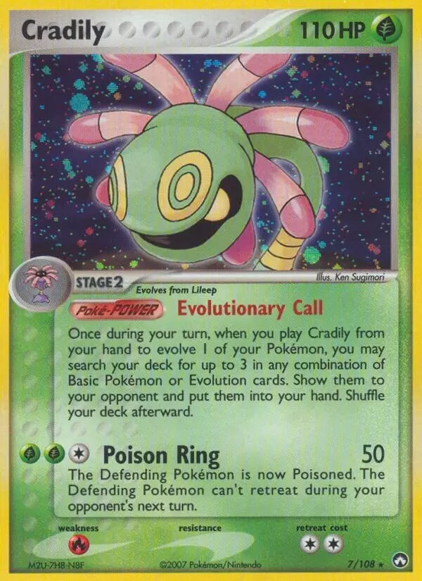 EX Power Keepers - Cradily Holo