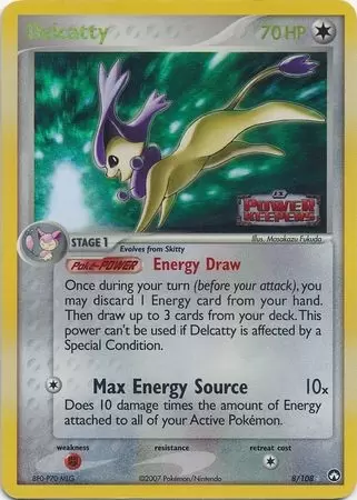 EX Power Keepers - Delcatty Holo Logo