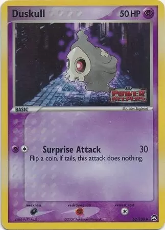 EX Power Keepers - Duskull Holo Logo