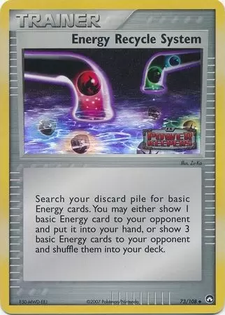 EX Power Keepers - Energy Recycle System Holo Logo
