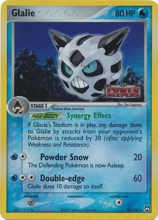 EX Power Keepers - Glalie Holo Logo