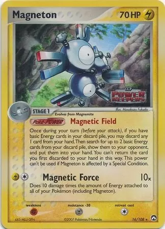 EX Power Keepers - Magneton Holo Logo