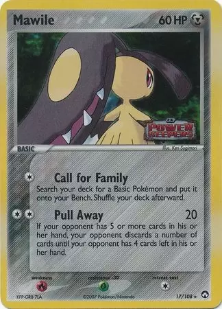 EX Power Keepers - Mawile Holo Logo