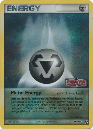 EX Power Keepers - Metal Energy Holo Logo