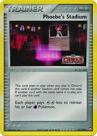 EX Power Keepers - Phoebe\'s Stadium Holo Logo