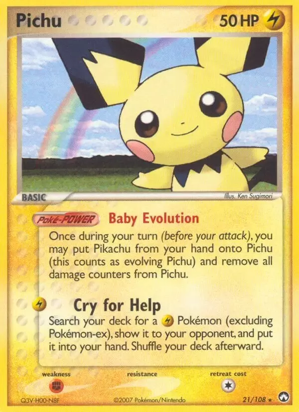 EX Power Keepers - Pichu