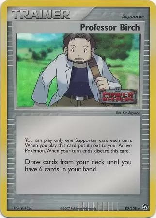 EX Power Keepers - Professor Birch Holo Logo