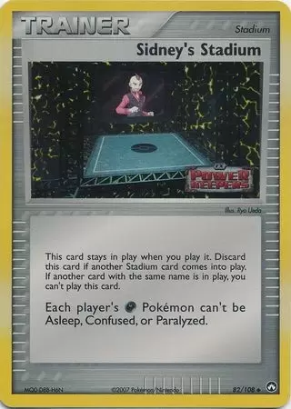 EX Power Keepers - Sidney\'s Stadium Holo Logo