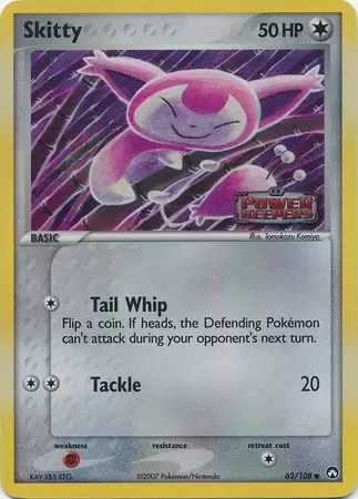 EX Power Keepers - Skitty Holo Logo