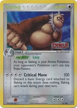EX Power Keepers - Slaking Holo Logo