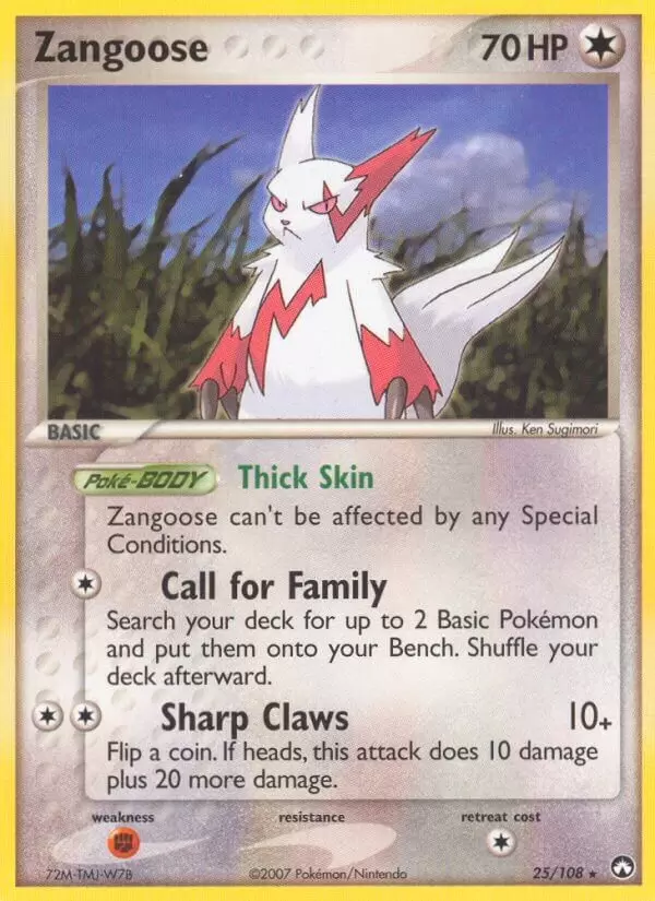 EX Power Keepers - Zangoose