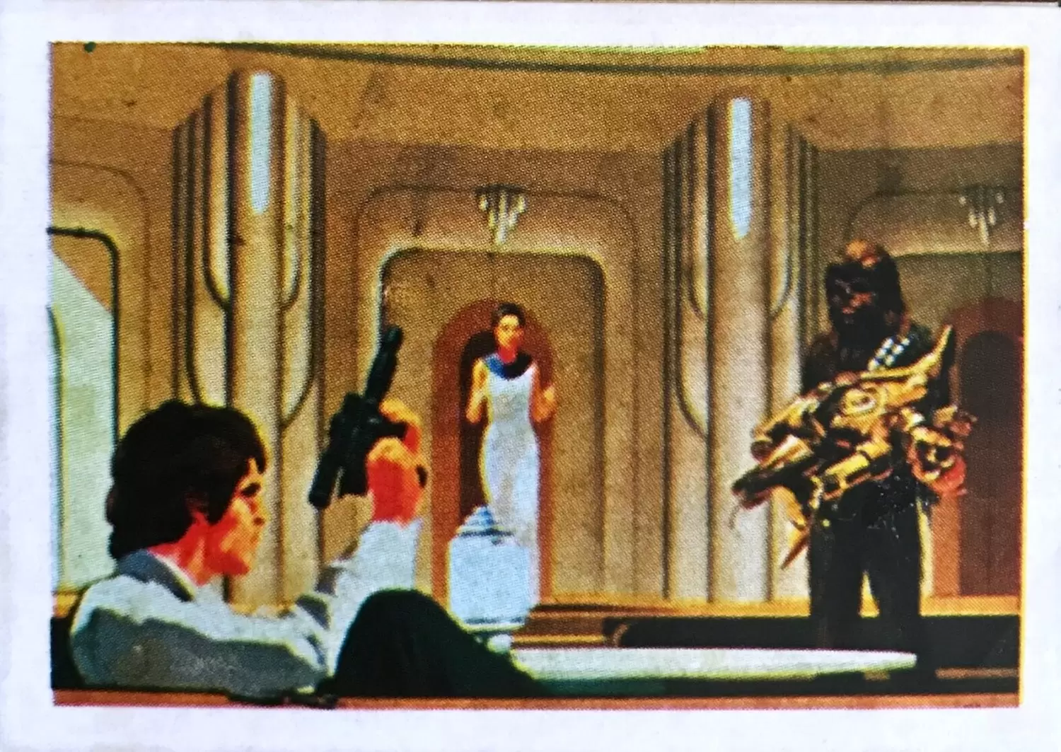 La Guerre des Etoiles - L\'Empire Contre-Attaque - PEINTURE DE RALPH McQUARRIE: Z6 P0 EST DETRUIT