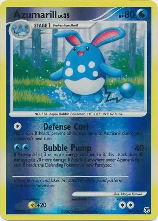 Azumarill Reverse - Diamond & Pearl Pokémon card 18/130