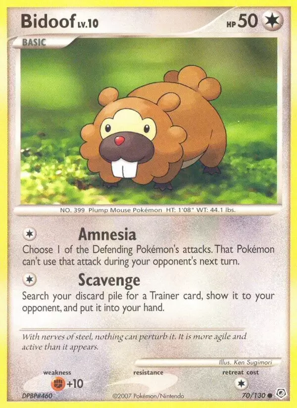 Diamond & Pearl - Bidoof