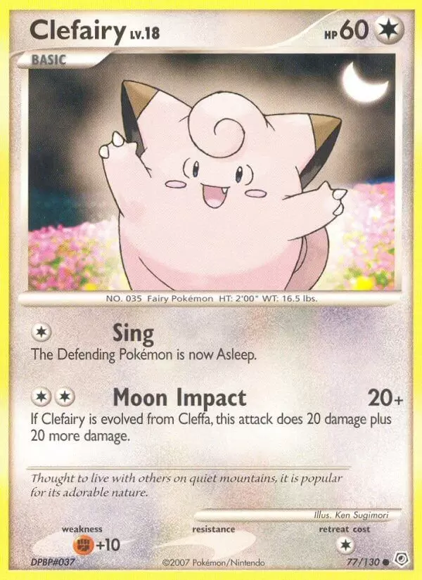 Diamond & Pearl - Clefairy