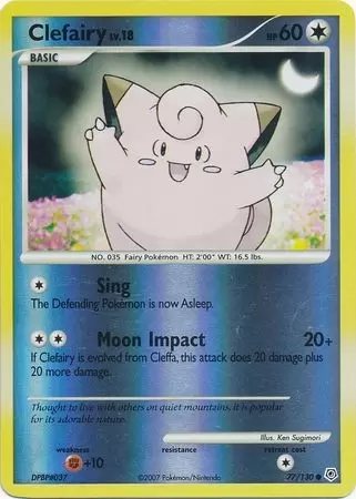 Diamond & Pearl - Clefairy Reverse
